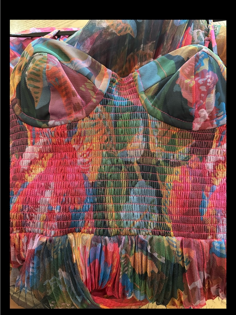 Hutch Multicolor Floral Pleated Midi Dress - Picture 7 of 11